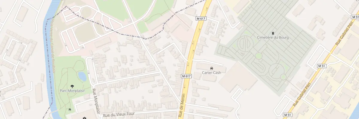 Plan du 79A Rue de Menin à Marcq-en-Barœul