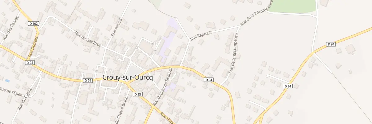 Plan du 15 Rue Montanglos à Crouy-sur-Ourcq