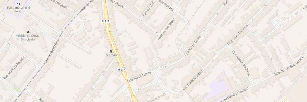 Plan du 3B Rue Notre Dame à Ronchin
