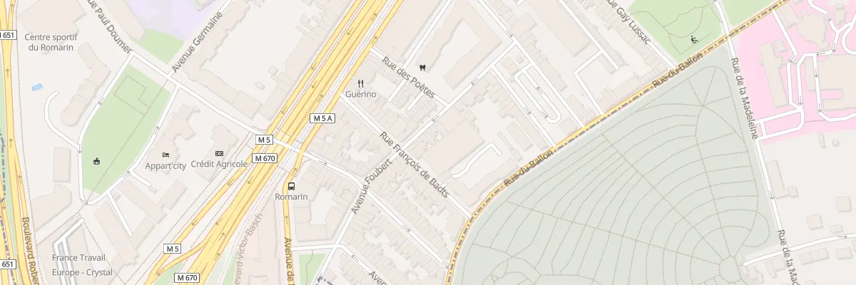 Plan du 36 Av Foubert à La Madeleine