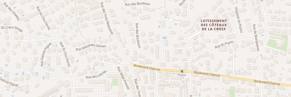 Plan du 4 Rue des Bouleaux à Clermont-Ferrand