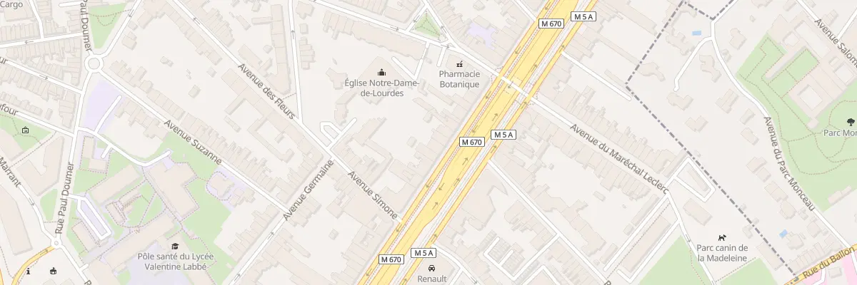 Plan du 151T Av de la République à La Madeleine
