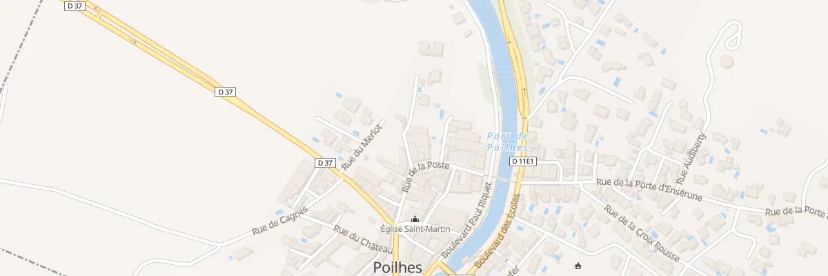 Plan du 6 Imp des Jardins à Poilhes