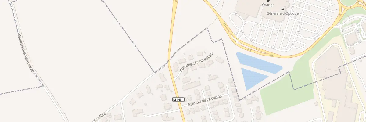 Plan du 1 Rue des Chanterelles à Vendeville