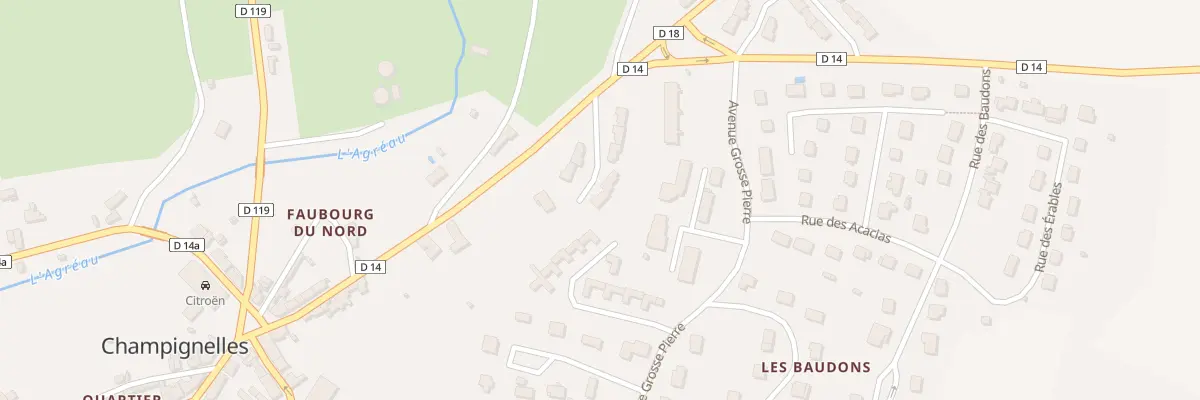 Plan du 10 Imp des Tamaris à Champignelles