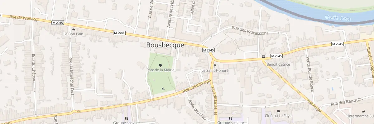 Plan du 9 Rue de Wervicq à Bousbecque