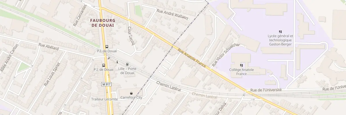 Plan du 179 Rue Anatole France à Ronchin