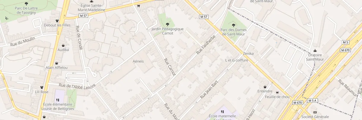 Plan du 107 Rue Faidherbe à La Madeleine