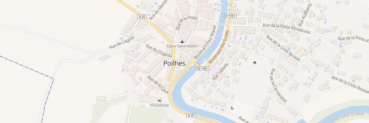 Plan du 9 Rue de la Gaiete à Poilhes