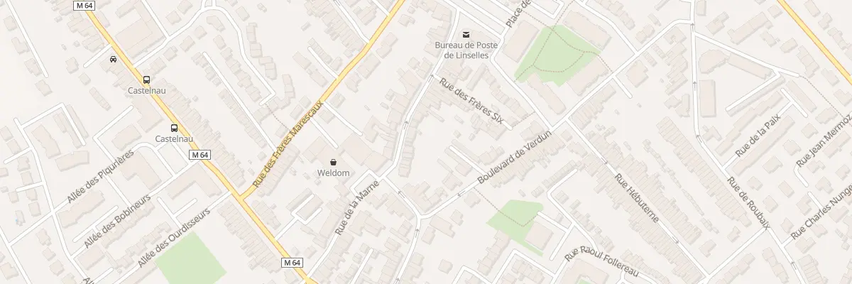 Plan du 25 Rue de Lille à Linselles
