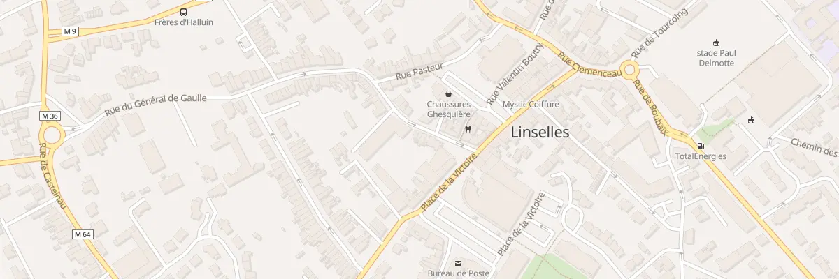 Plan du 11 Rue du Général De Gaulle à Linselles