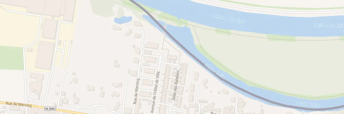 Plan du 3 All des Bateliers à Bousbecque