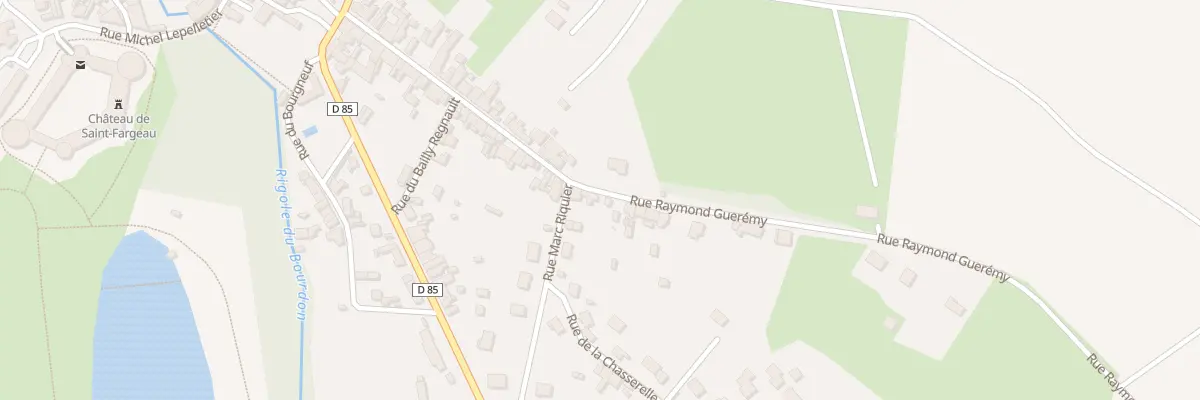Plan du 48 Rue Raymond Guérémy à Saint-Fargeau