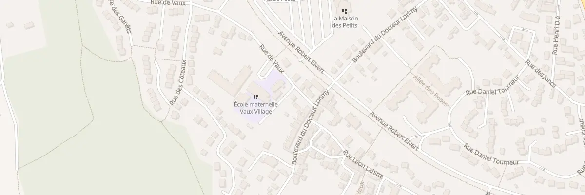Plan du 1 Rue de VAUX à Coulommiers