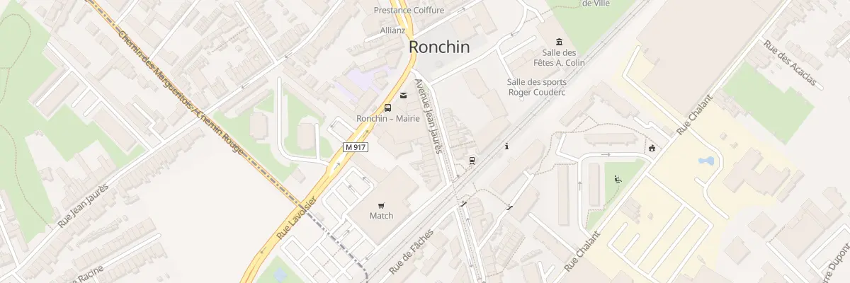 Plan du 95 Av Jean Jaurès à Ronchin