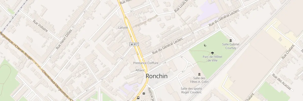 Plan du 3 Rue du Général Leclerc à Ronchin