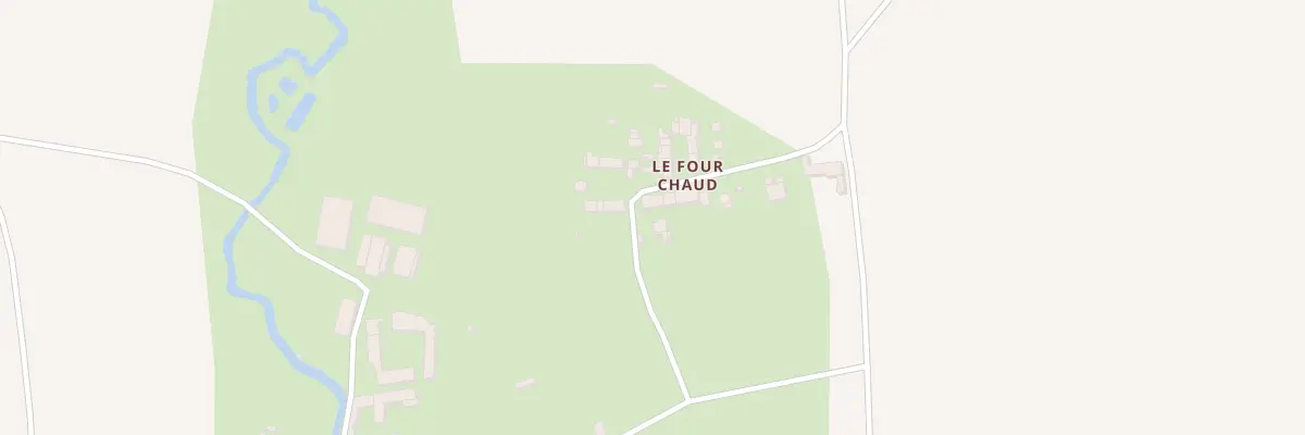 Plan du 59 Le Four Chaud à Aulnoy