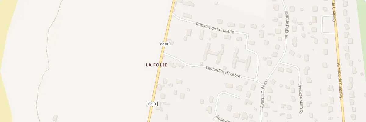 Plan du 25 Rue de la Folie à Marzy