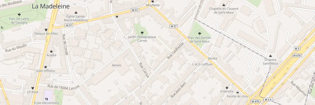 Plan du 111 Rue Faidherbe à La Madeleine