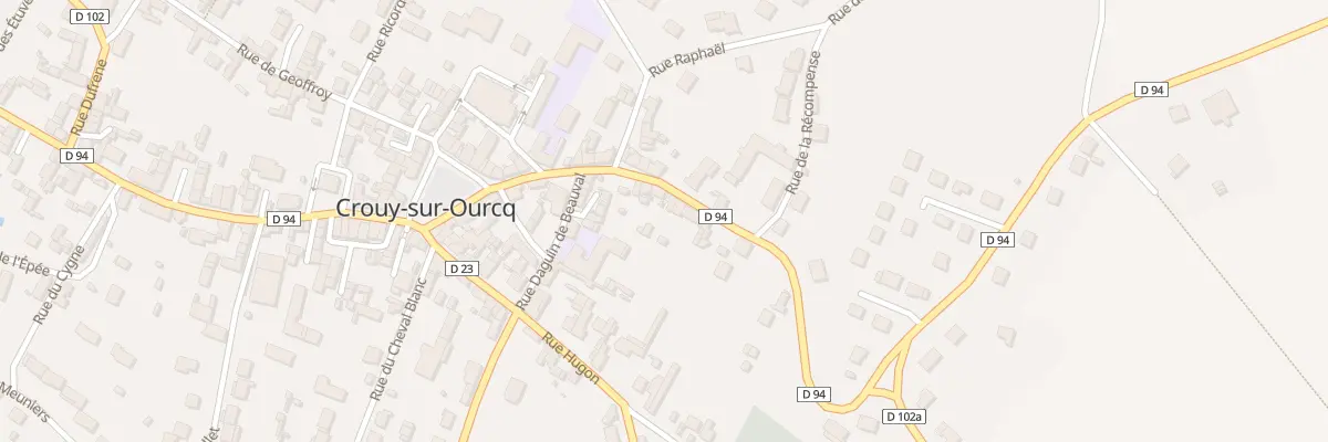 Plan du 16 Rue Montanglos à Crouy-sur-Ourcq