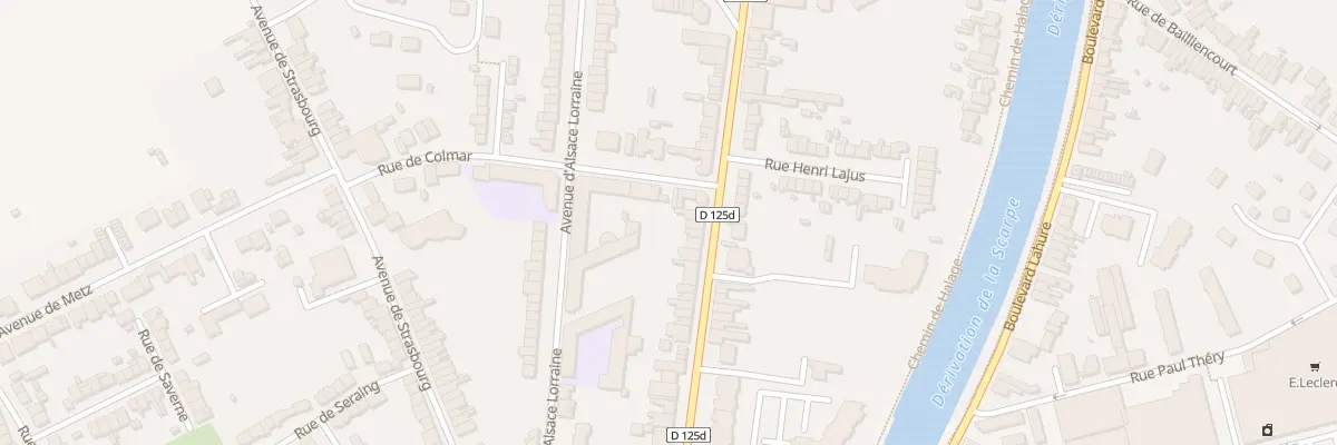 Plan du 441 Rue du Polygone à Douai