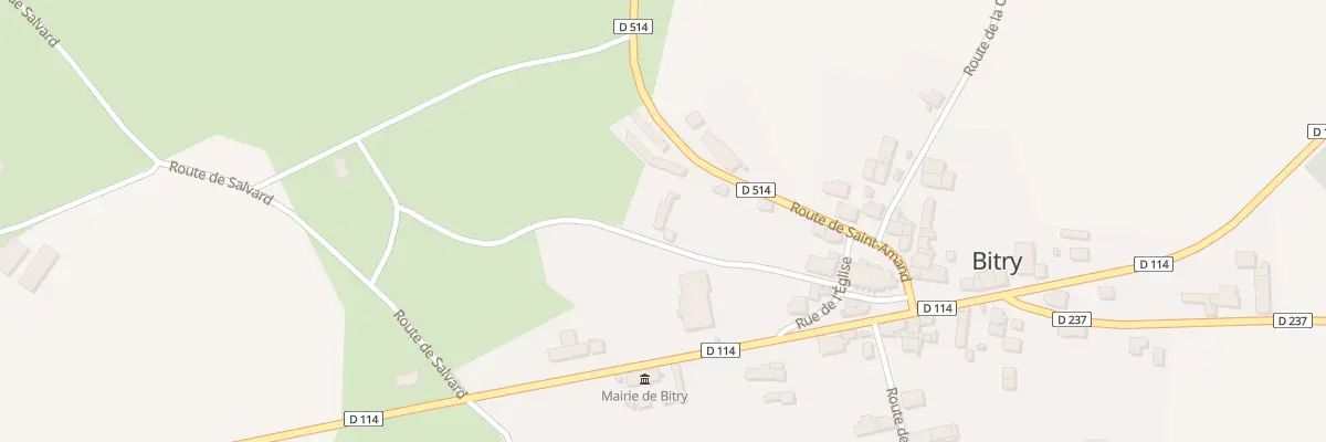 Plan du 60 Le Bourg à Bitry