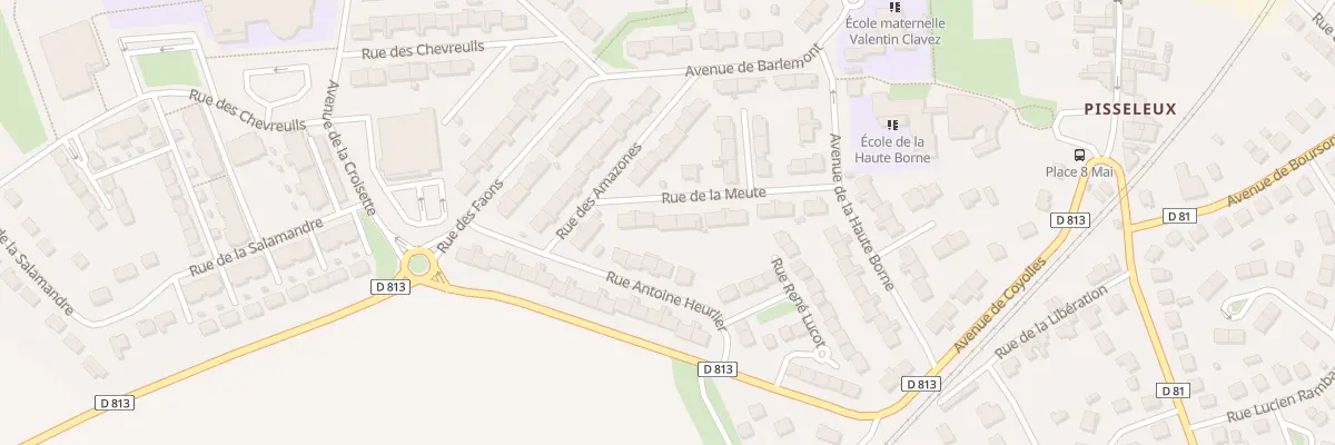 Plan du 13 Rue de la Meute à Villers-Cotterêts