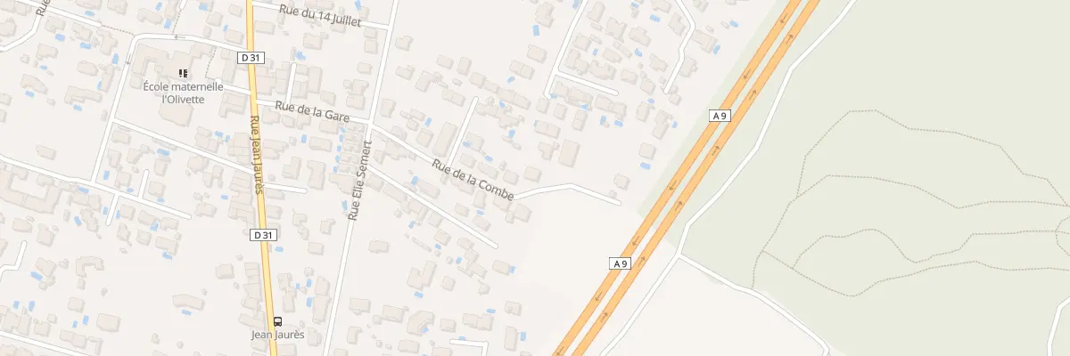 Plan du 15 Rue de la Combe à Vinassan