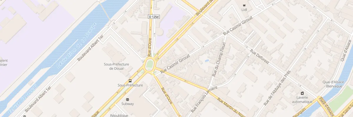 Plan du 51 Rue Giroud à Douai