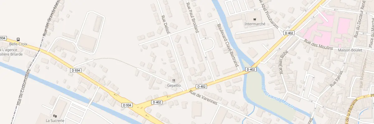 Plan du 10 Rue Délsol à Coulommiers