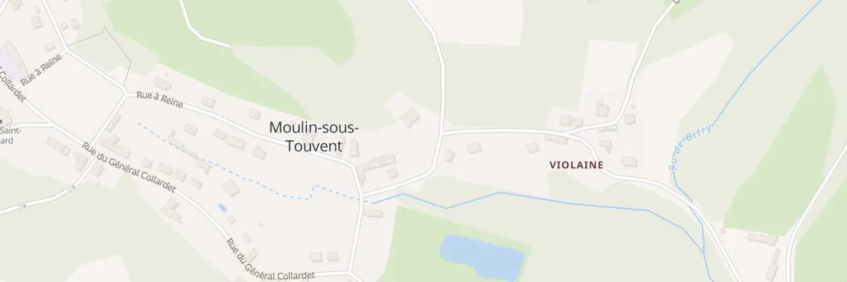 Plan du 14 Rue de Puiseux à Moulin-sous-Touvent