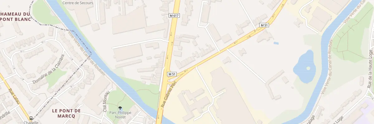 Plan du 196 Rue Gabriel Péri à Marcq-en-Barœul