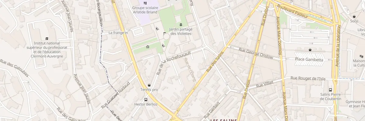 Plan du 3 Rue de l’Etang à Clermont-Ferrand