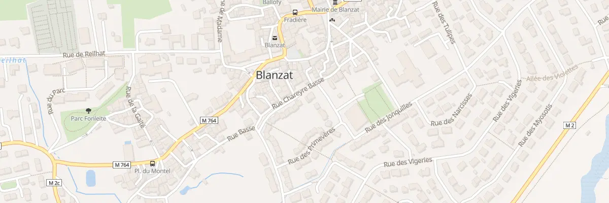 Plan du 76 Rue de la Charreyre Basse à Blanzat