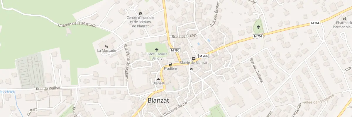 Plan du 11 Rte des Mauvaises à Blanzat