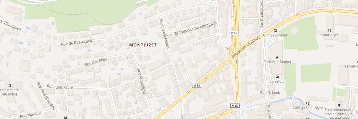 Plan du 78 Bd Lavoisier à Clermont-Ferrand