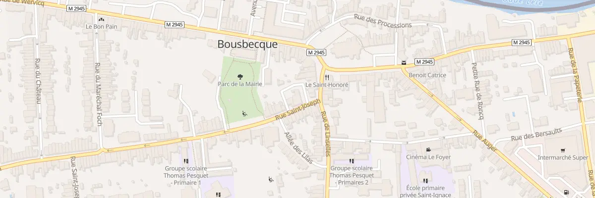 Plan du 4 Rue Saint-Joseph à Bousbecque