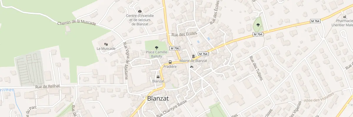 Plan du 87 Rue de la République à Blanzat