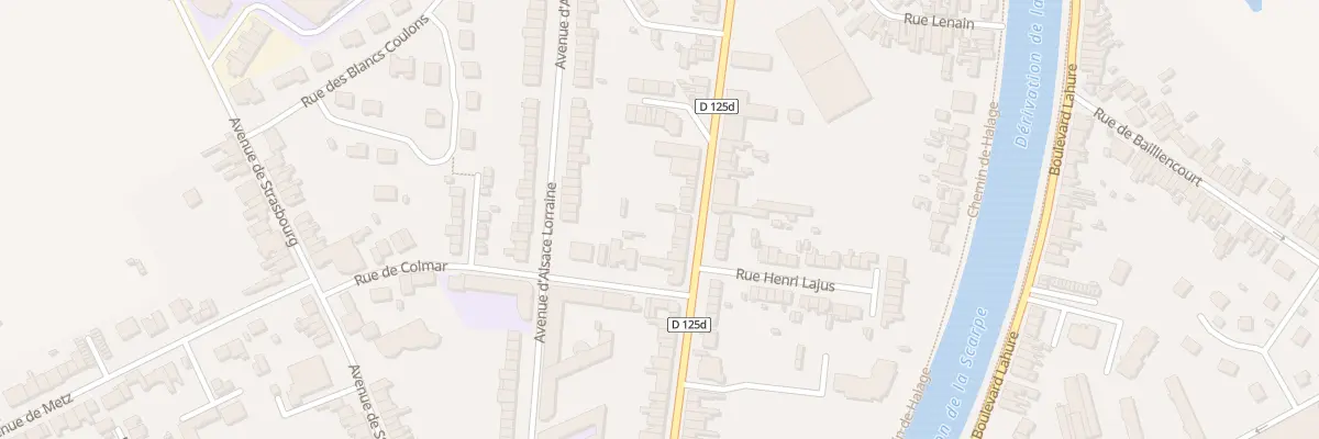Plan du 519 Rue du Polygone à Douai