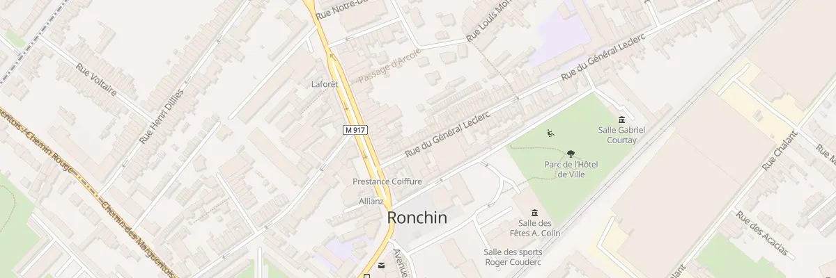 Plan du 7 Rue du Général Leclerc à Ronchin