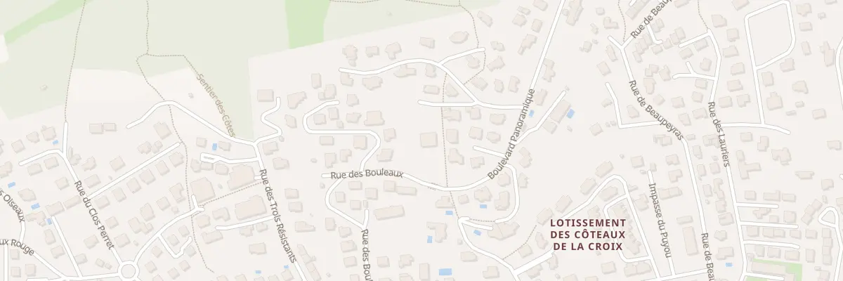 Plan du 22 Rue des Bouleaux à Clermont-Ferrand
