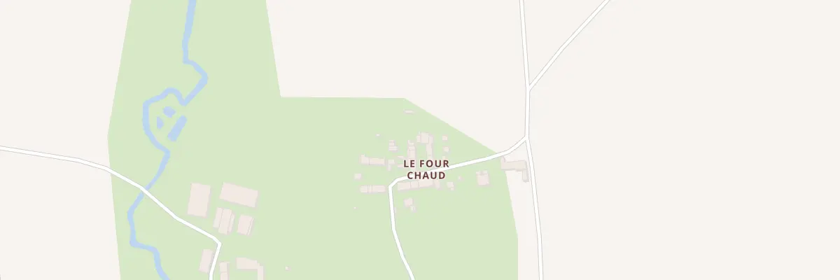 Plan du 68 Le Four Chaud à Aulnoy