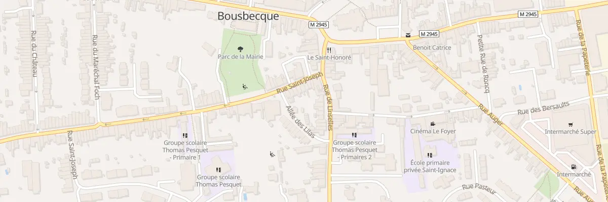 Plan du 5T Rue Saint-Joseph à Bousbecque