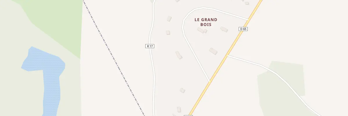 Plan du 5 Le Grand Bois à La Belliole