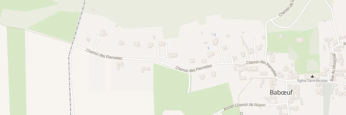 Plan du 320 Che des Pierrettes à Babœuf