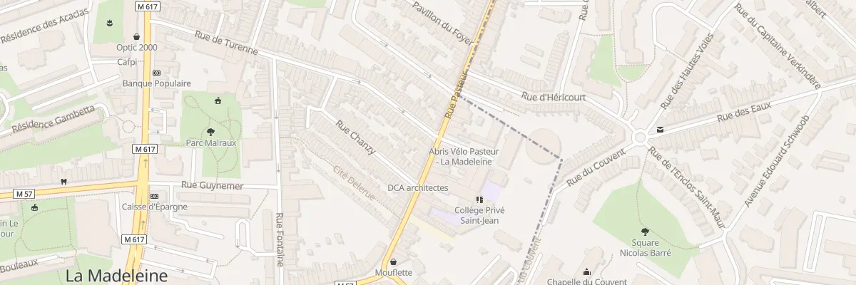 Plan du 85 Rue Pasteur à La Madeleine
