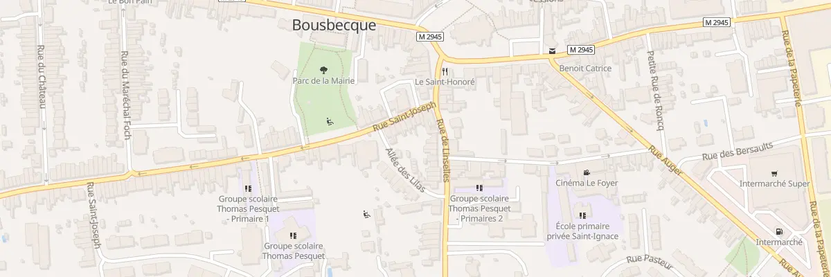 Plan du 5B Rue Saint-Joseph à Bousbecque
