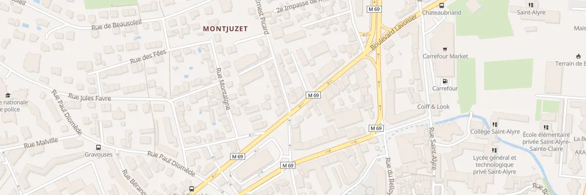 Plan du 80 Bd Lavoisier à Clermont-Ferrand