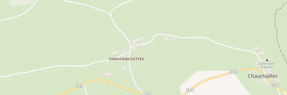 Plan du 5031 Chauchaillettes à Chauchailles