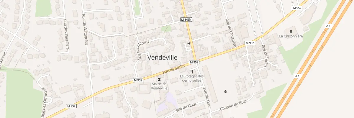 Plan du 66 Rue de Seclin à Vendeville